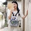 Double Shoulder Bag, Traditional Chinese Style Backpack, Student Travel Bag, Artistic and Retro Casual Bag