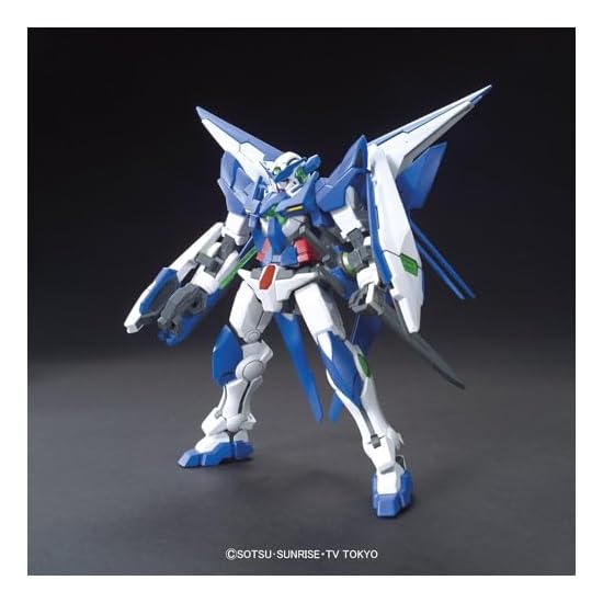BANDAI SPIRITS HGBF Gundam Build Fighters Gundam Amazing Exia 1/144 Scale Color-Coded Plastic Model