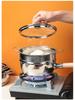Cestello per Vapore in Acciaio Inossidabile 304 Impilabile Mini - Piccola Dimensione, Perfetto per Dormitori e per Cuocere al Vapore Mantou o Baozi, con Pentolino per Alimenti Complementari