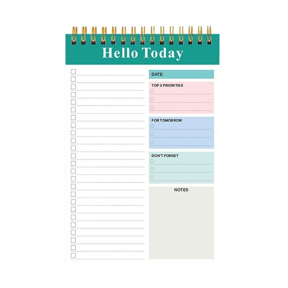 

Waterproof Spiral Notebook A5 Size Notebook Stationery New Simple Coil Book School Supplies зелений