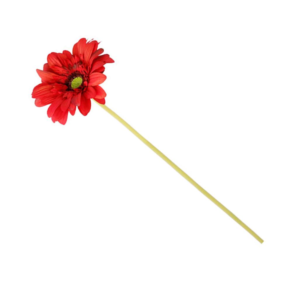 Gerbera Artificiale Multiuso Idratante Alta Simulazione Tocco Reale Stelo Singolo Finta Gerbera