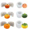 New DIY Festival Pumpkin Shaped Candle Mold Handmade Soap Mold Halloween Gypsum Silicone Decorative Kitchen Baking Candy Mold
