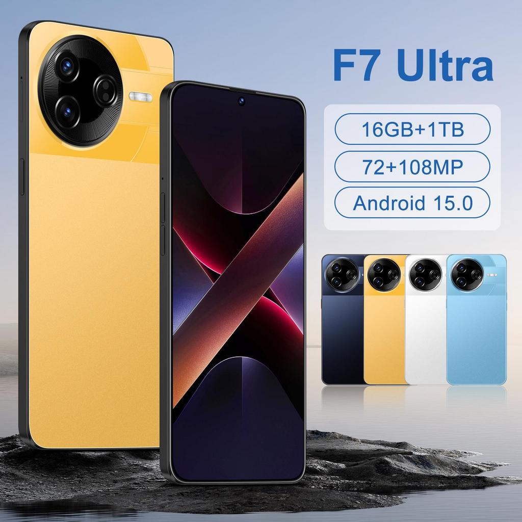 Smartphone F7 Ultra HD, Large Screen, 16GB+1TB, Android