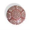 Glass Mosaic LED Round Ceiling Lamp, Red White for Home Bar Restaurant Cafe Decoration,