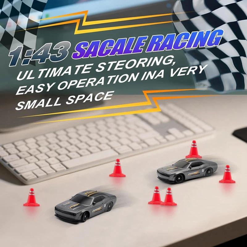 4WD Racing 1:43 or 1:64 RC Electric Drift Car Radio Full Proportional Remote Control RC Drift Car Toys Gifts for Kids and Adults