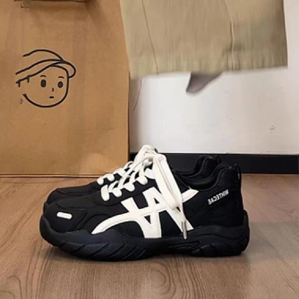 [Fanfna] Retro thick-soled Agande training shoes women's 2025 autumn new soft-soled versatile sports shoes dad shoes