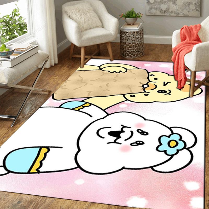 Cute Cartoon Style Rug Floor Mat for Living Room or Bedroom Soft and Comfortable Carpet a Gift for Birthday and Holiday.ZFF0913243
