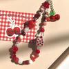 Cherry Pendant Mobile Phone Lanyard Anti Lost Hand Wrist Strap Creative Mobile Phone Chain
