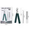 Wide Jaw Nail Clipper 15mm Opening Kit for Ingrown Edge Anti Splash Stainless Steel Trim Tool for Home Pedicure Salon