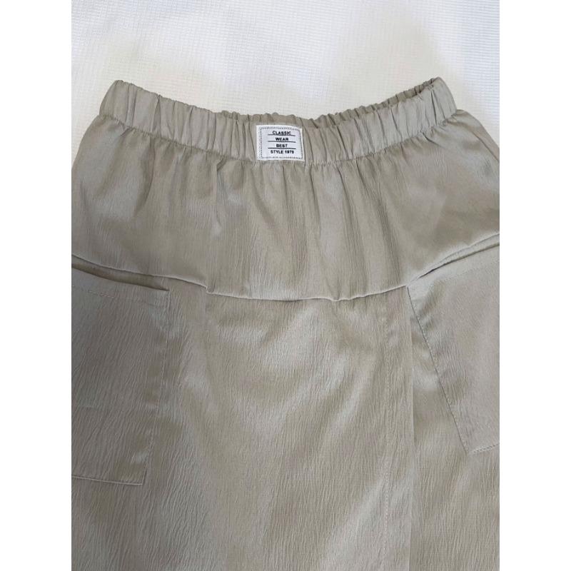 Summer Women's Pockets Casual Shorts Skirts Fashion Loose Shorts Casual Simple Solid Color Straight Leg Short Pants Vintage Simple Short Trousers