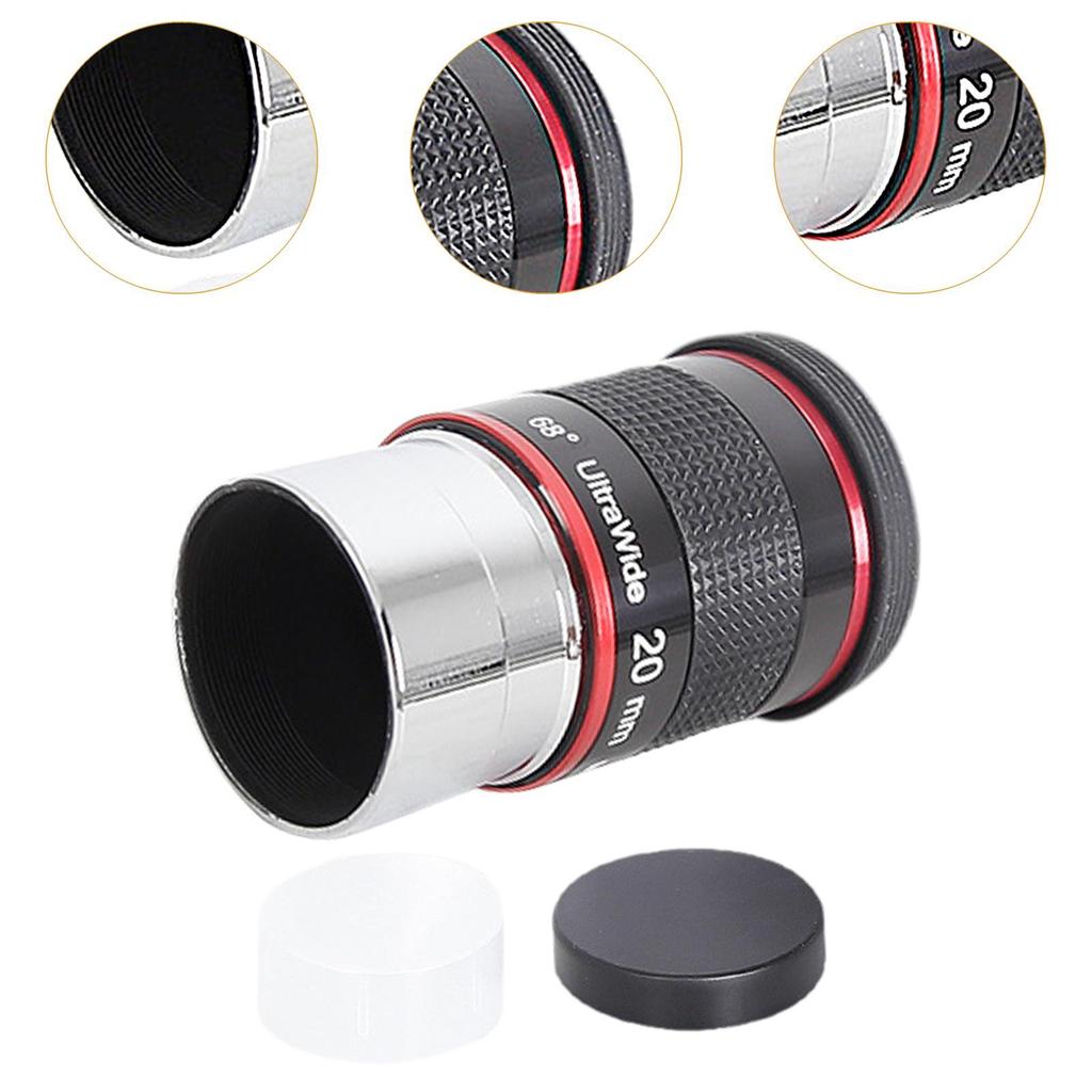 Telescope Eyepiece 68 Degree Portable Practical Replace High Performance Parts for Astronomy Lovers Professional Astronomy Gifts