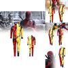Deadpool Wolverine 3d Cosplay Costume For Men Comfortable Stretchy Spandex Suit