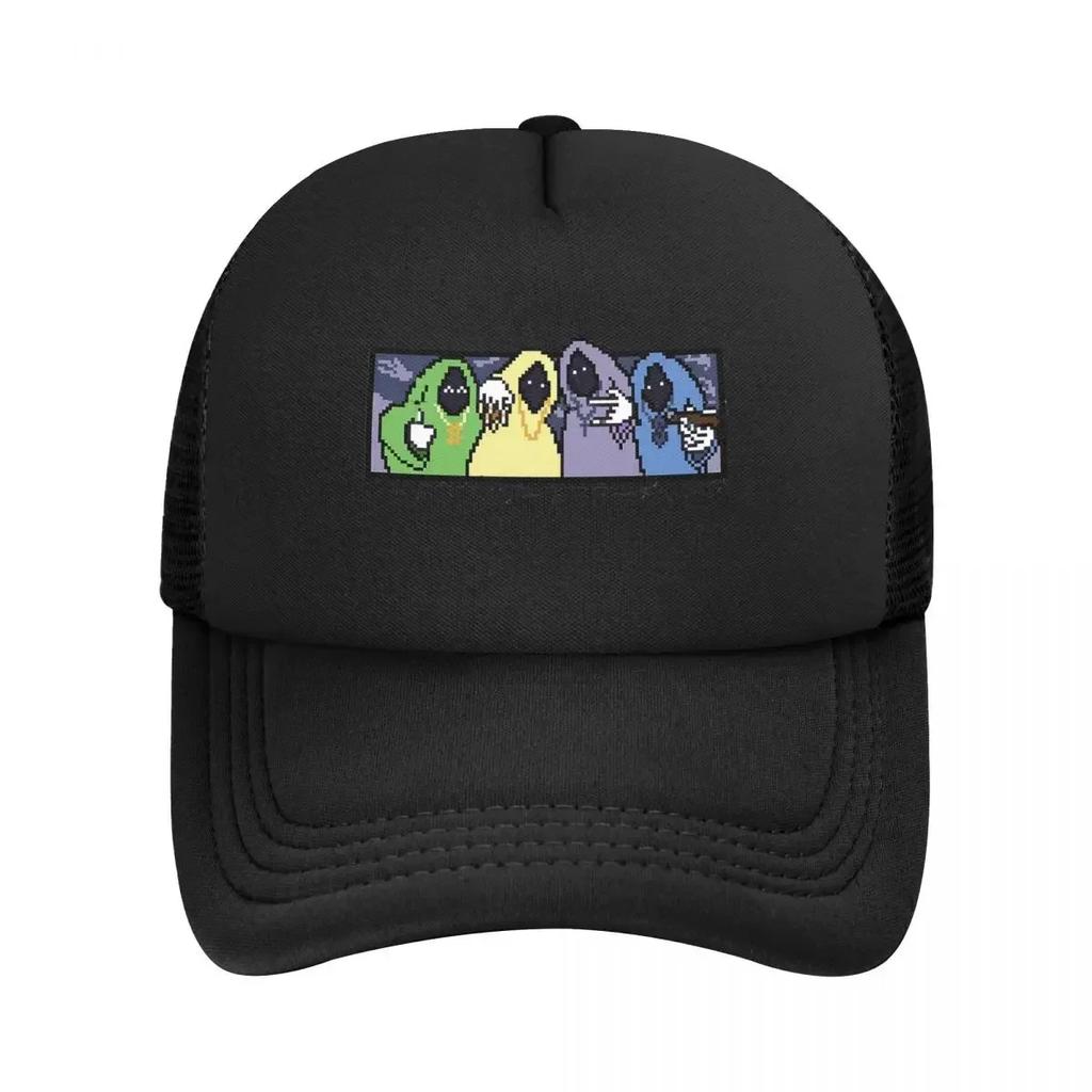 Shadow Wizard Money Gang Pixel Mesh Baseball Caps Snapback Baseball Hats Breathable Casual Casquette Outdoor For Unisexs And Womens