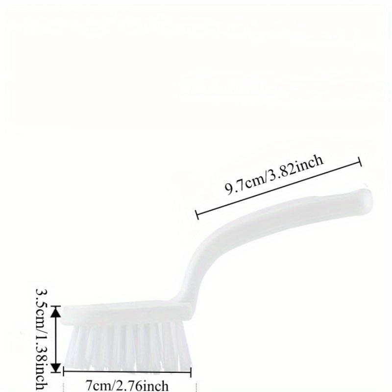 Bathroom Corner Cleaning Brush with Handle for Tile Grout Seams Crevices Dead Angles Shower Sink Toilet Cleaning Household Tools
