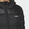 adidas Piumino con Cappuccio Caldo Moda Minimalista Lettera Uomo Capispalla Nero JL9579