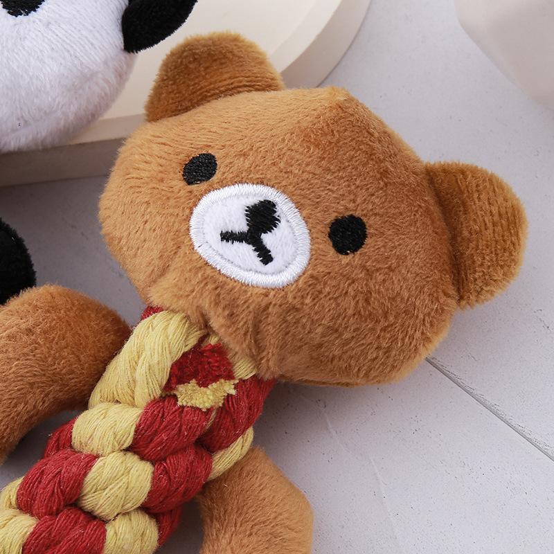 Pet Cotton Rope Toys for Puppies, Durable Teething, Small Dog Interactive Toys, Cat Supplies