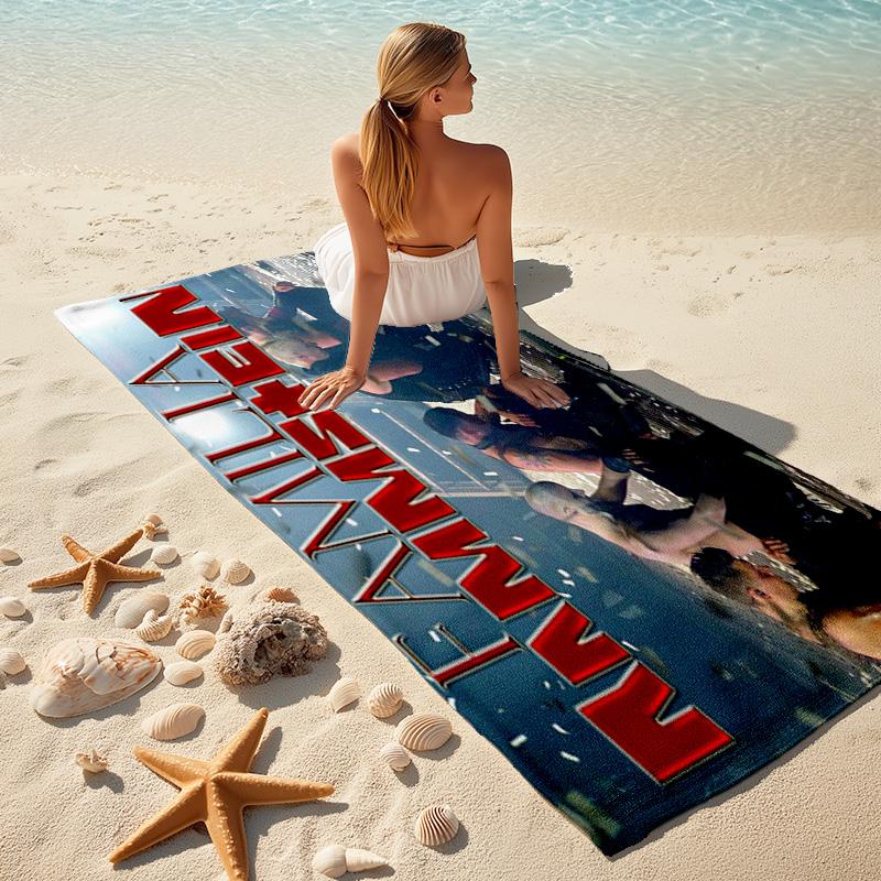 Till Lindemann, Lead Singer of the German Heavy Metal Rock Band Rammstein, Outdoor Camping Vacation Swimming Beach Scarf Decorative Blanket F12