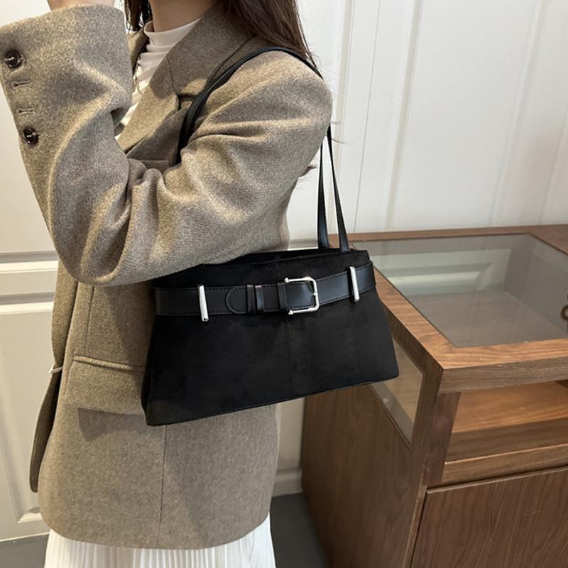 Yogodlns Fashionable Retro Large Capacity Simple Women's Shoulder Underarm Bag for Commuting And Work Casual Style Handbag