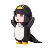 Small Penguin Doll Figurine Cute Cartoon Penguin Figure Collectible Ornament for Office Desk Car Dashboard Decor