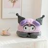 Hello Kitty U-förmiges Nackenkissen mit süßem Hut für Reisen und Büro-Ruhe