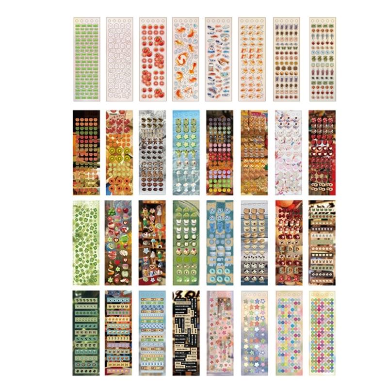 

Cartoon Sticker Scrapbooking Decorative Sticker for Scrapbooking Card Making Photo Album Journals Planner Phone Case