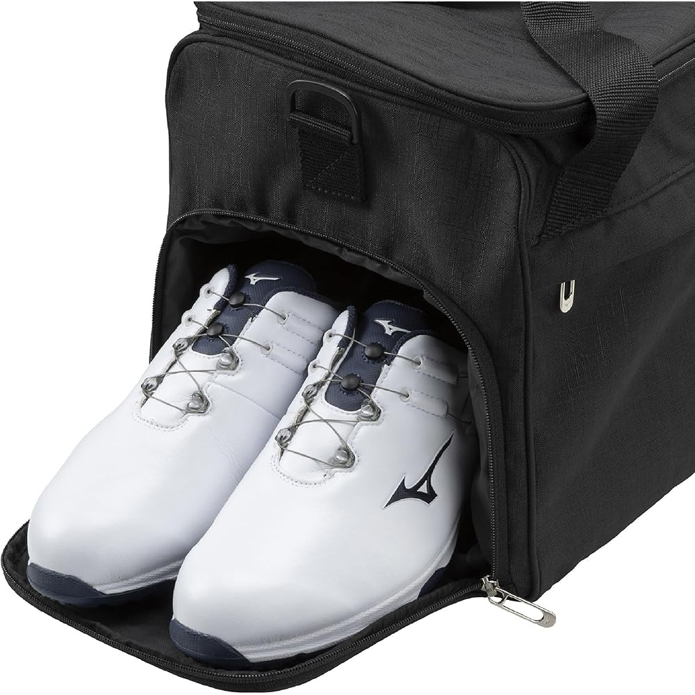 MIZUNO Golf Boston Bag, Square Shape, Unisex, L46 x W27 x H28cm, Black, 5LJB2402