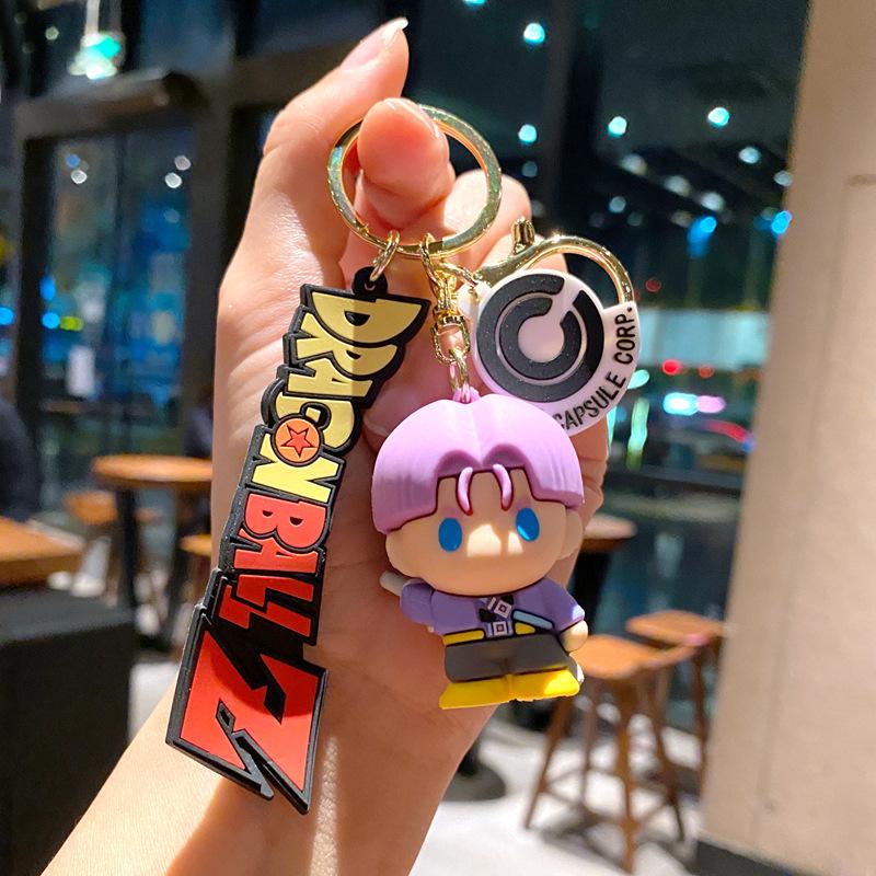 Cartoon Animation Sun Wukong Keychain Creative Car Key Chain Bag Doll Pendant Gift