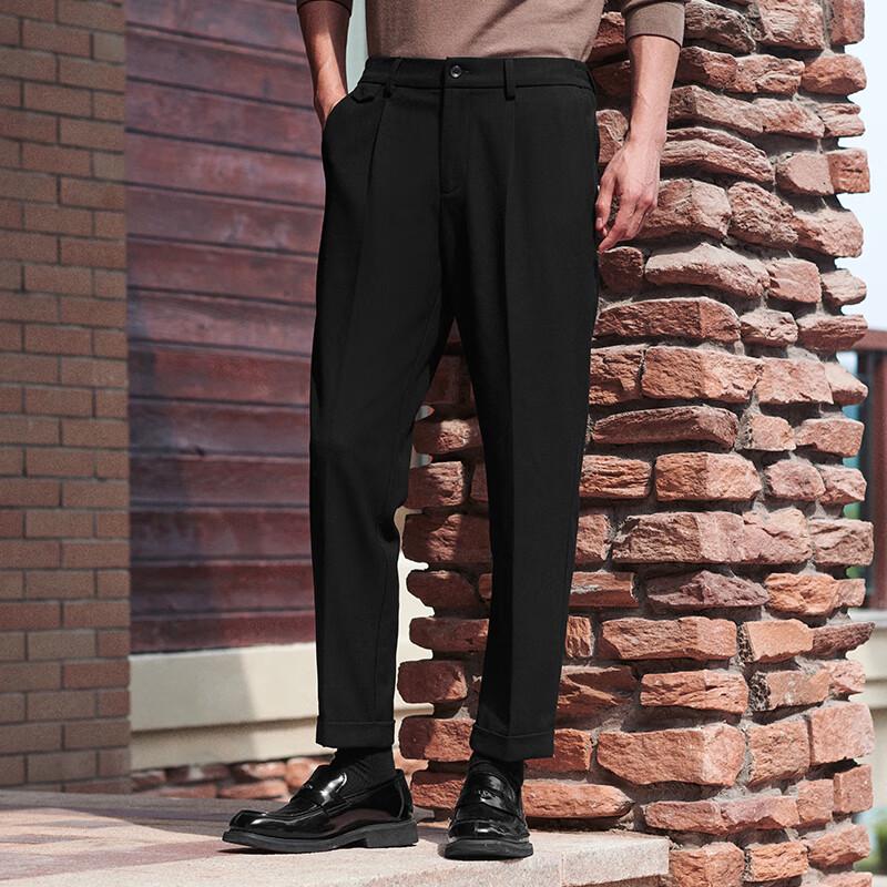 Baoxiniao Men's Business Casual Tapered Pants