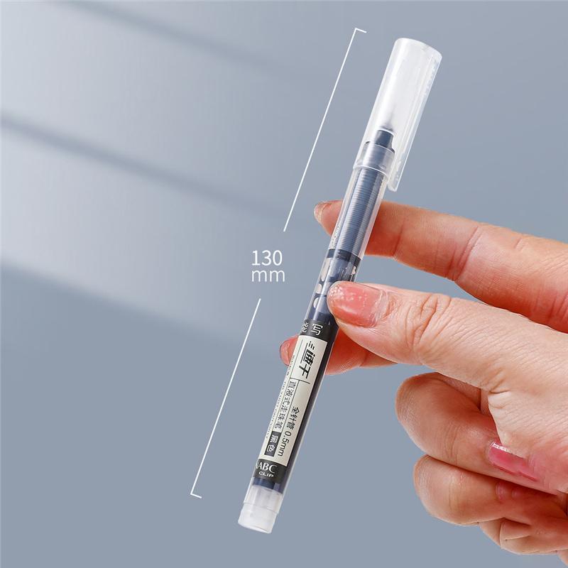 Schnell trocknender, gerader, flüssiger, voller Nadelschlauch, 0,5 Kohlenstoff-Wasserstift, Schule, Büro, Schreibbedarf, Studenten-Briefpapier, Schulbedarf