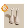Winter Women Warm Plush Ankle Boots Comfort Non Slip Big Size Shoes Concise Cotton Short Botas De Mujer