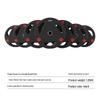 Rubber Coated Cast Iron Barbell Plates