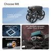 Genuine M8 RC Foldable Drone with Screen Brushless Motor Obstacle Avoidance 8K Profesional HD Dual Camera WIFI Quadcopter Toy