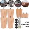 Picioare Mobilier Sofă Lemn 4 Buc Picioare Mobilier Înlocuire Conice Lemn Masiv Canapea Dulap Picioare Set Consumabile