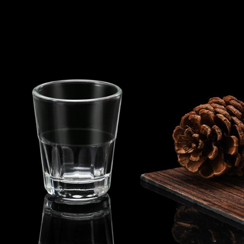 6pcs Set 20ml Thick Bottom Baijiu Glass Vodka Spirits Tequila Liqueur Glasses Creative Wine Utensils Gifts for Family Home Bar