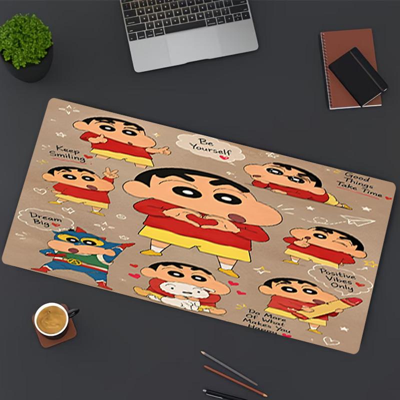 Crayon Shin Print Mouse Pad, for Keyboard Pad Laptop PC Mat for Office Home Use, Desk Decor, Perfect Birthday Gift for Gamers