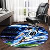 1pc M-Messi5 Carpet, Round Rug, Comfortable, Suitable for Entryways, Living Rooms, Office, And Bedrooms, Christmas Decoration