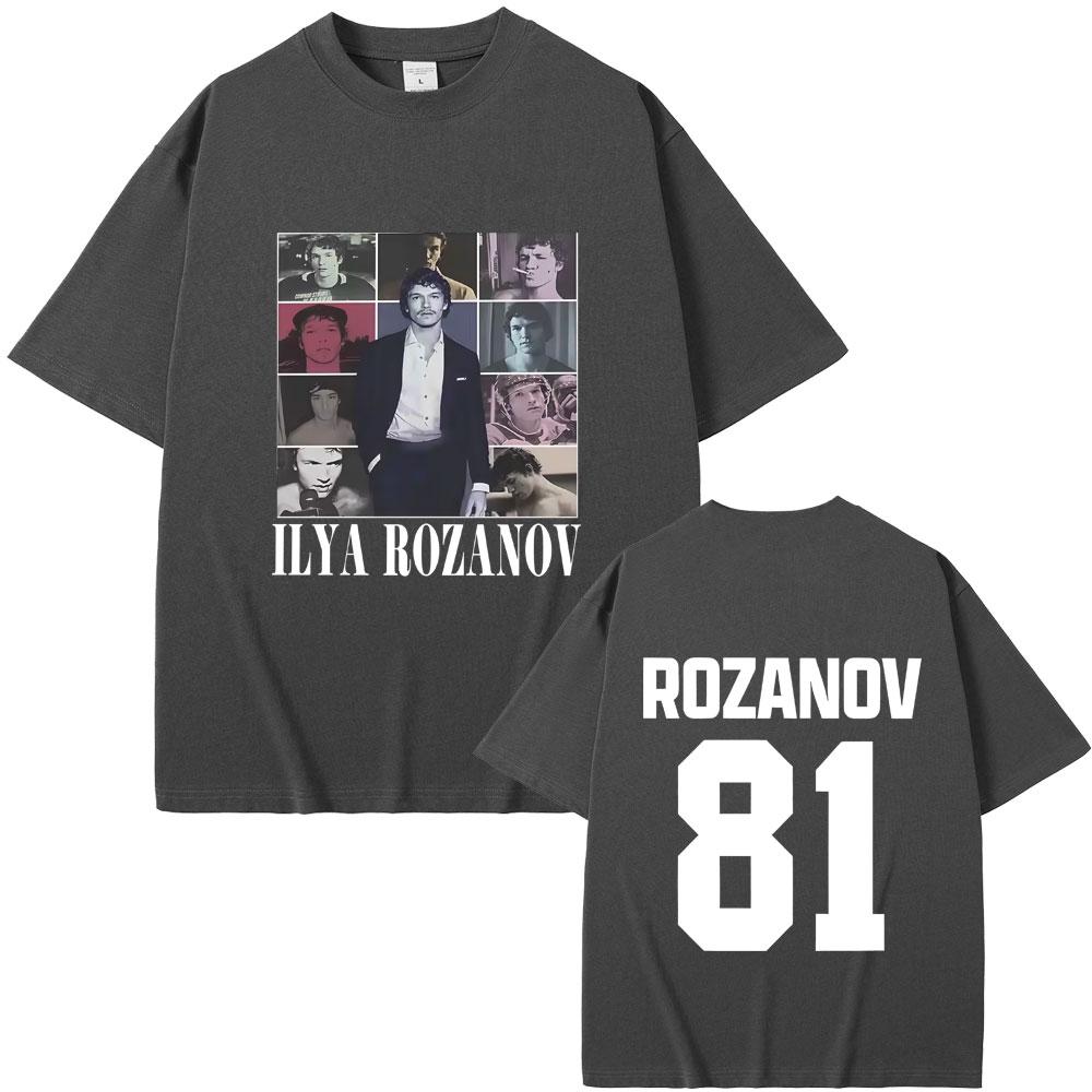 Heated Rivalry Ilya Rozanov Hollanov 81 Tshirt Men Women Clothing Harajuku Oversized T Shirts Male Fashion Vintage Streetwear