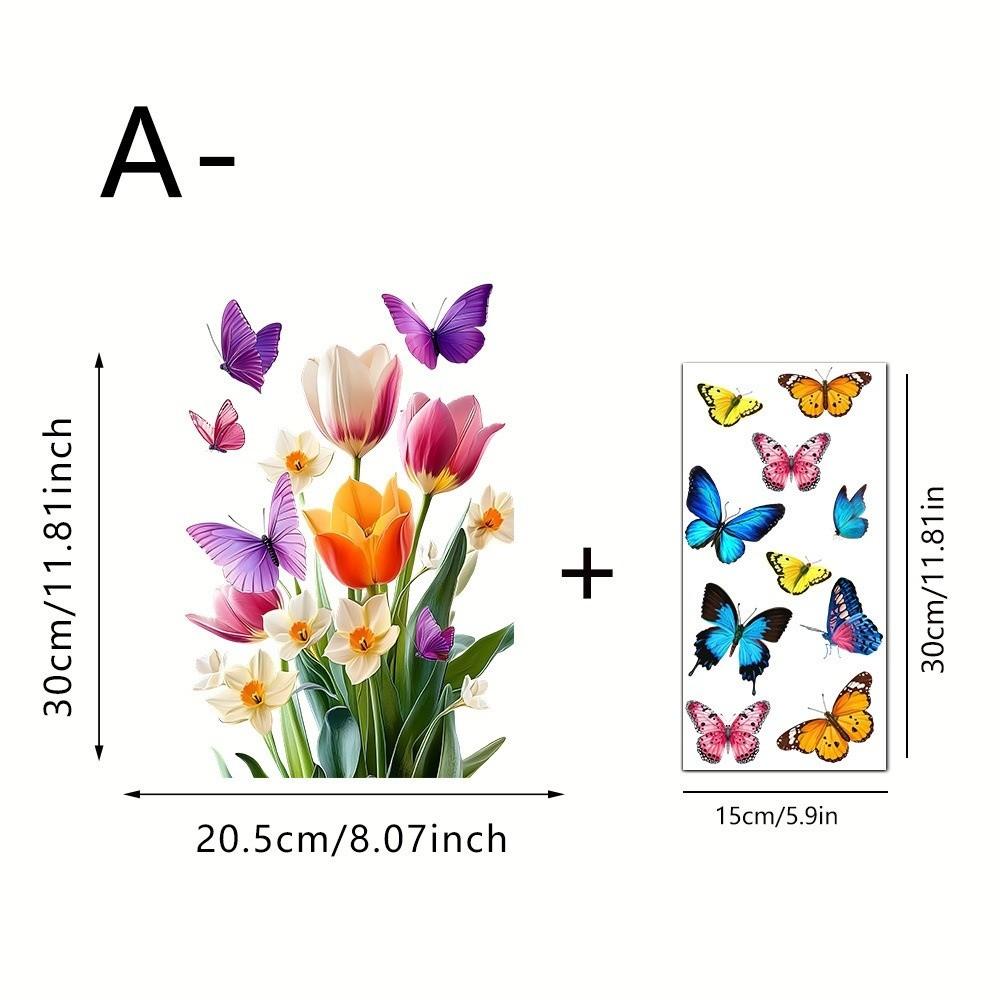 Self Adhesive Glass Sticker PVC Electrostatic Glass Sticker New Window Sticker Window Decoration