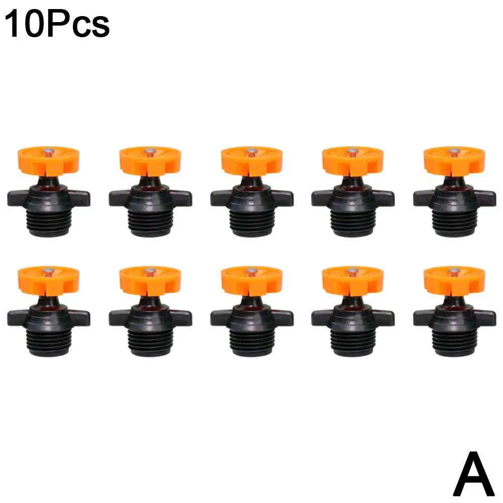 10pcs 1/2Inch Automatic Rotating Sprinkler Heads Micro Sprinkler 360 Degree Rotation For Garden Irrigation Greening Sprinkl A9O1