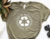 Live To Recycle Shirt, Recycle To Live T-Shirt, Recycle Symbol Shirt, Environmental Shirt, Recycling Tee, Earth Day Shirt, Ecology Shirts