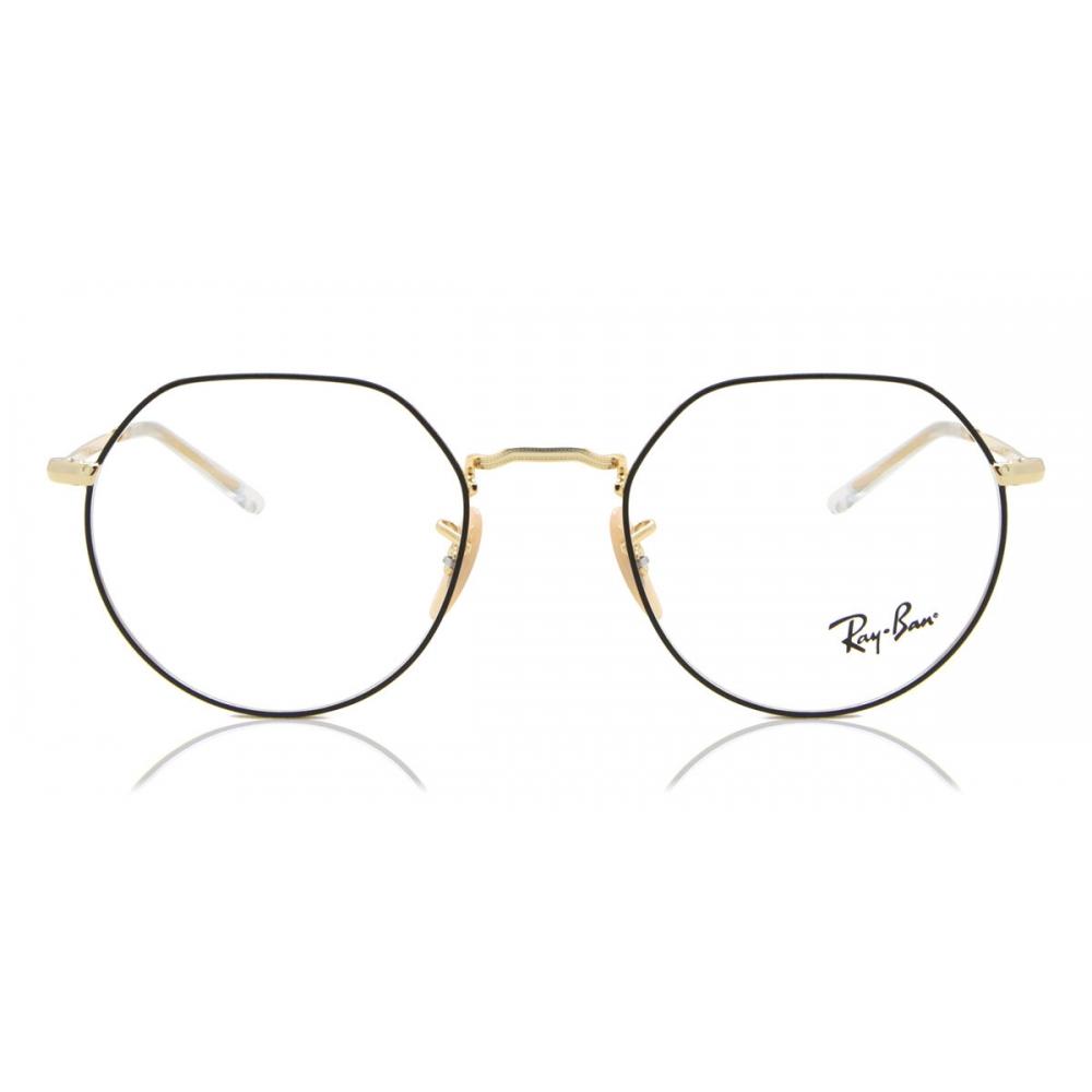

Ray Ban Rx6465 2890 Unisex Eyeglasses Black Gold/51