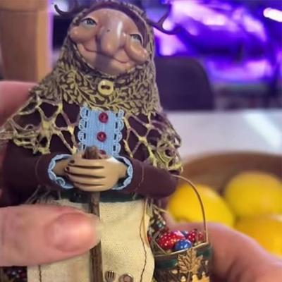 El Yapımı Mutfak Cadısı Bebeği, Büyüleyici Sihirli İyi Şans Pişirme Bebeği, Mutfak Asma Dekorasyonu, Yemek Yapmayı Seven Ev Dekorasyonu