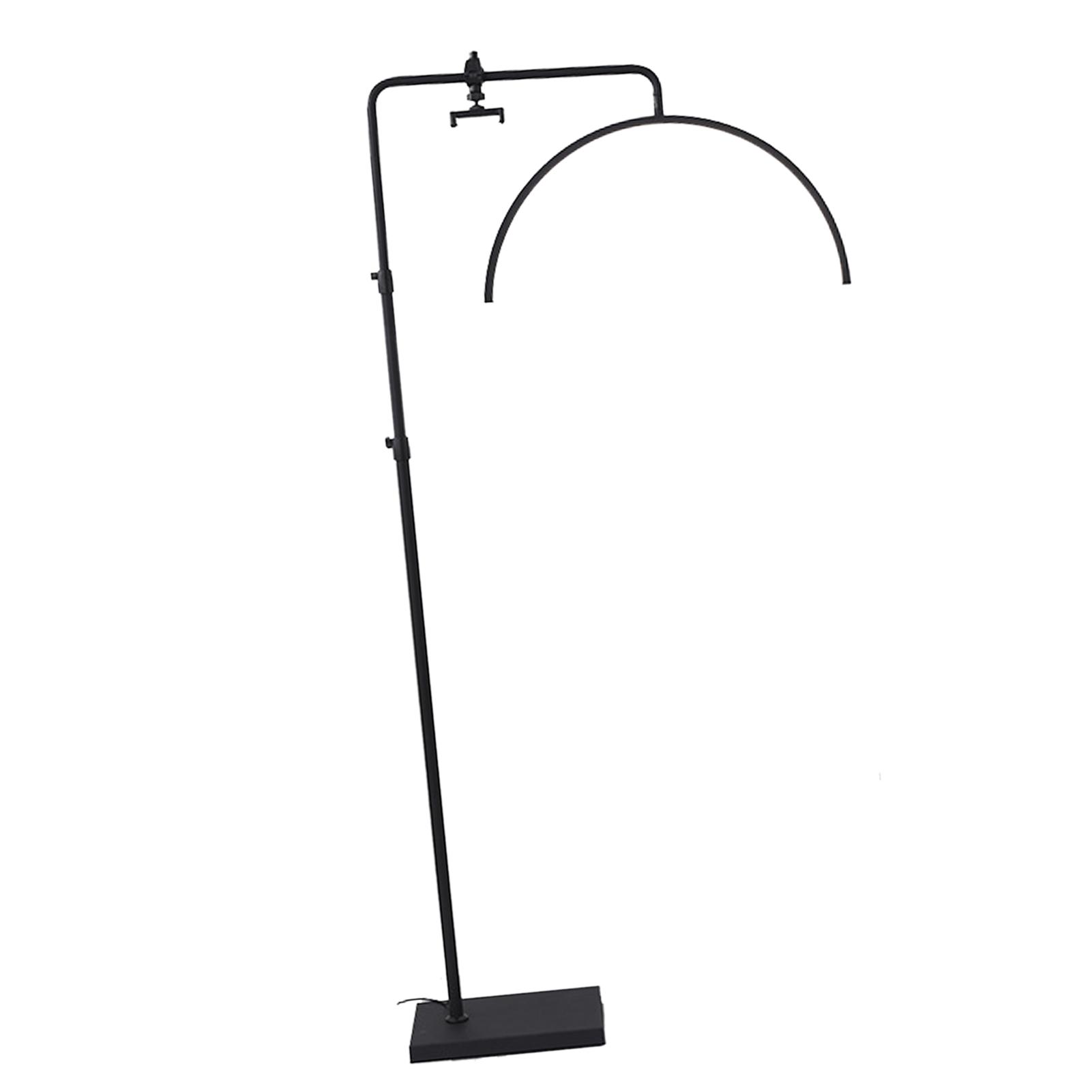 

Светодиодная напольная лампа для татуажа бровей 40 Вт, регулируемая лампа для дизайна ногтей, микроблейдинга ресниц, полукольцевая лампа ЕС EU Plug