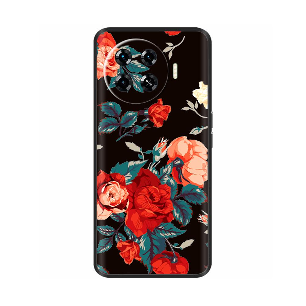 For Tecno Spark 20 Pro Plus Case Cover Shockproof Liquid Silicone Funda for Tecno Spark20 Pro Plus Phone Back Cover Skull Coque