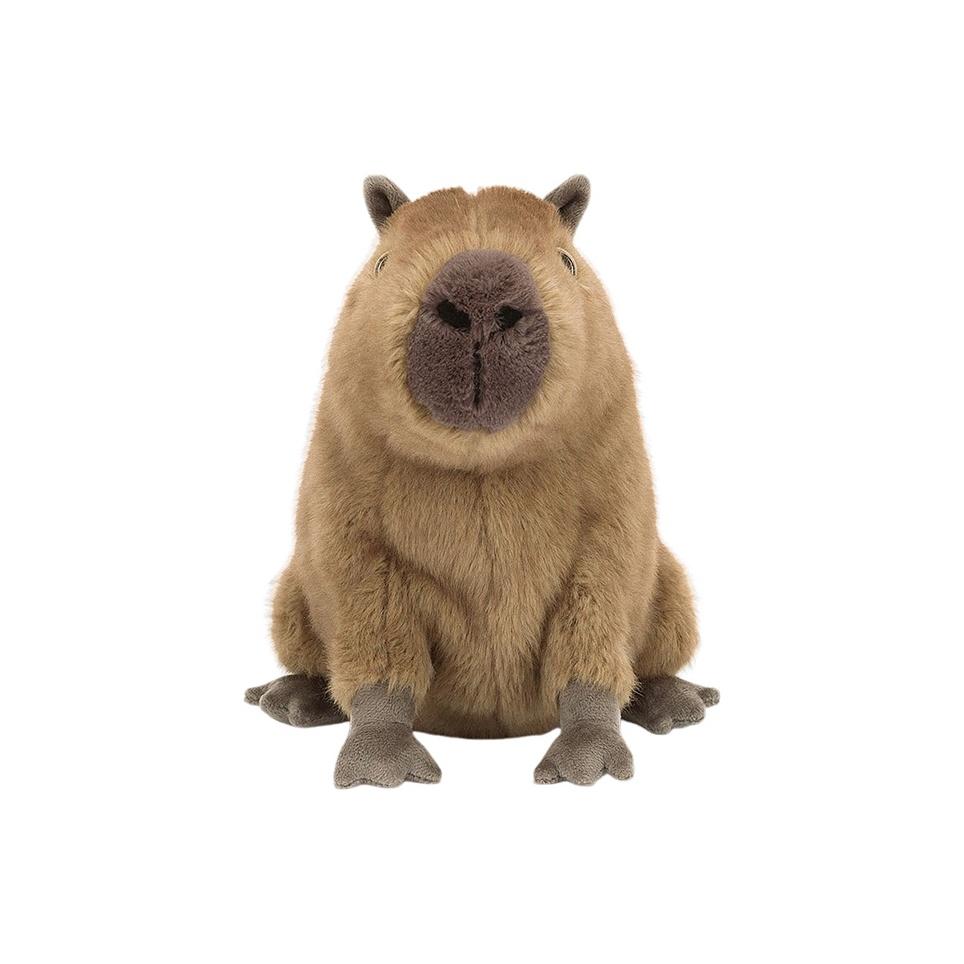 

JELLYCAT Animals in the Woods Clyde Capybara Capybara Companion and Comfort Doll Plush Doll 21cm High Box Not Included