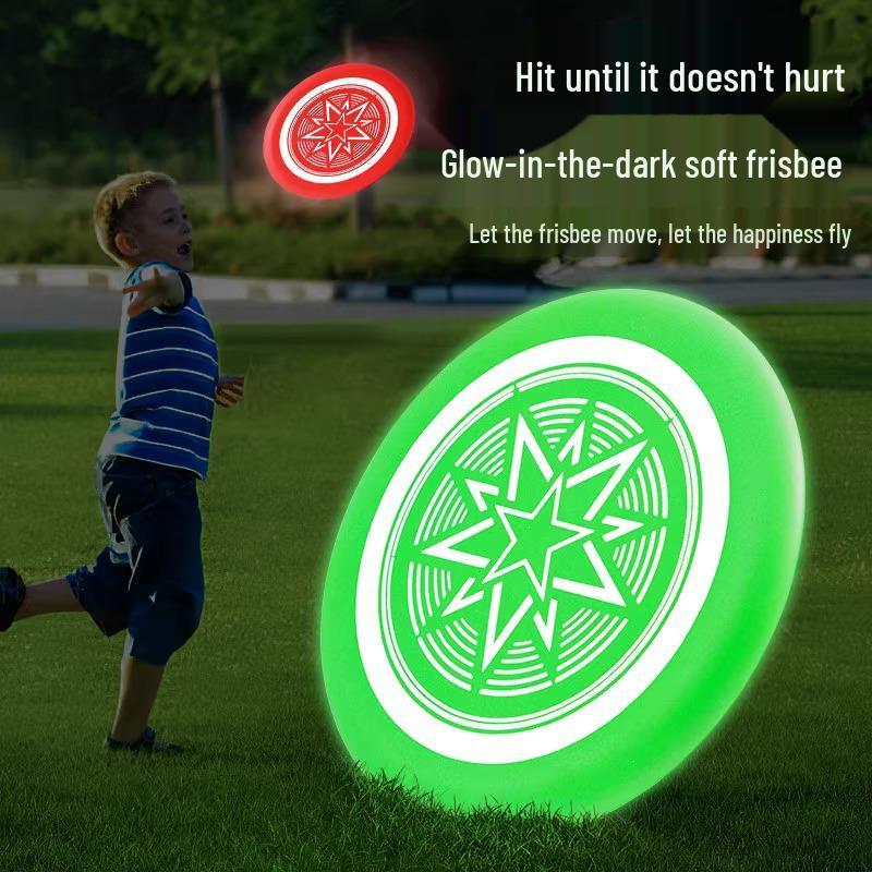 Luminous Frisbee Boomerang for Kids - Soft, Safe, Outdoor Toy Disc