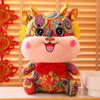 New Year Mascot Doll Cartoon Twelve Zodiac Signs Dragon Rabbit Ox Doll Activity Gift Plush Toy