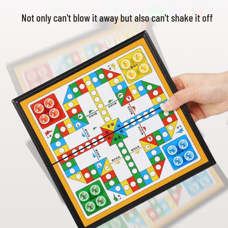 COODORA Magnetic Folding Flying Chess Board Game for Kids