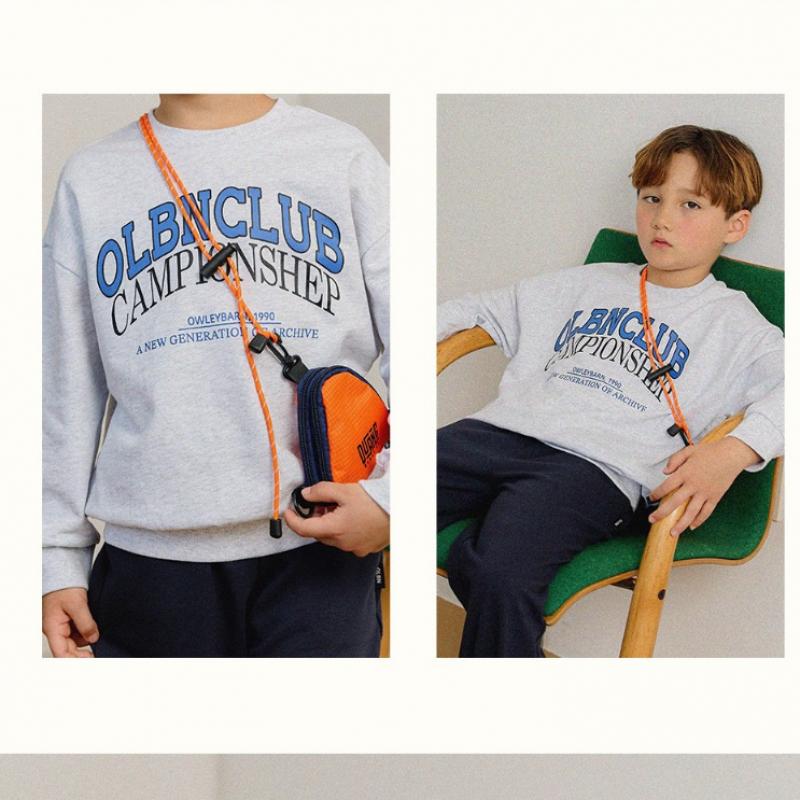  Olivan  Lattering Logo Sweatshirt  Melange 