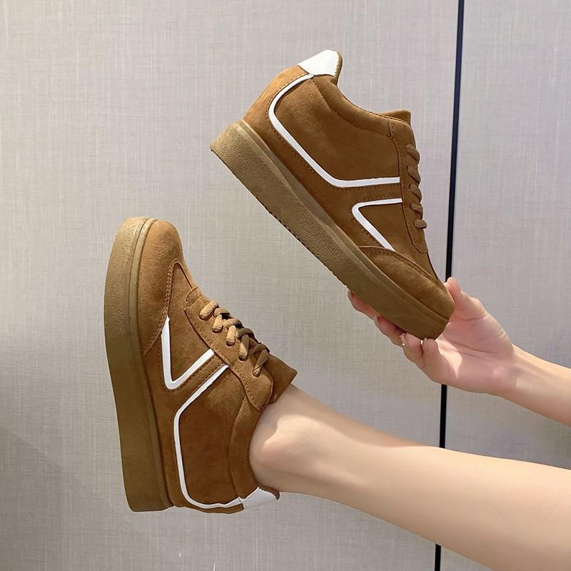 Retro Tooling Shoes Women's 2025 Spring and Autumn New Shell Head Platform Training Shoes Versatile Sports and Leisure Shoes